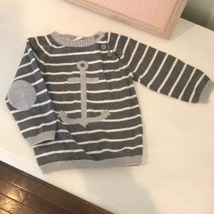 100% cotton H&M 9-12month Anchor sweater